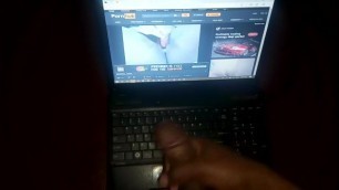 Masturbating to my Stepsister's Porn Video
