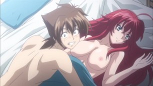 High School DxD - Rias gives a Sexy Naked Wakeup Call (DUBBED)