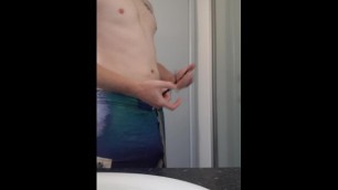 Stripping off and Jerking it after a Surf