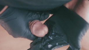 Cuming on Black Gloves