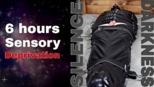 6 Hours of Sensory Deprivation Femdom Face Sitting Facesitting Bondage BDSM Leather Sleepsack Chains
