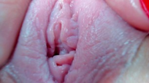 Pussy Spread Extreme Close-up
